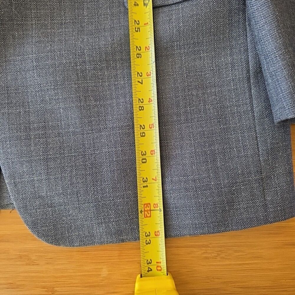 Lauren Ralph Lauren LRL Men's Wool & Silk 2-Button Blazer Blue Basketweave • 42L - Picture 9 of 13